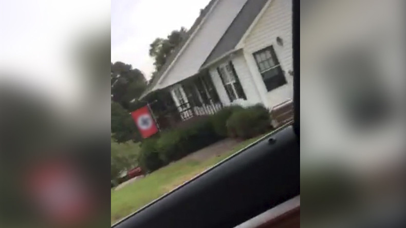 ‘This is Nazi America’: Woman confronts neighbor flying swastika flag (VIDEO)