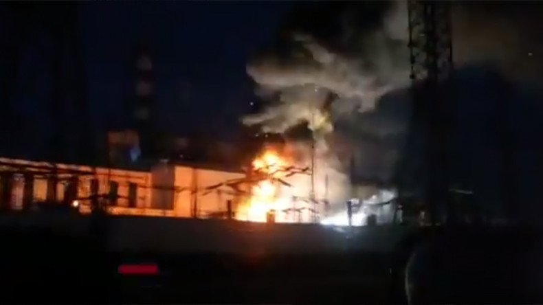Fire rages at power plant in Novosibirsk, Russia (PHOTOS, VIDEOS)