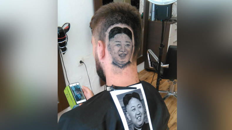 Trim Jong-un! Barber shaves image of N. Korea leader into client’s scalp (VIDEO) 