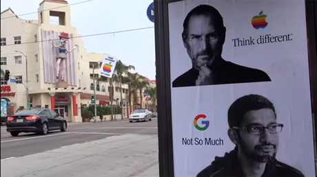 Anti-Google street art pops up near Google offices in response to firing of diversity memo author