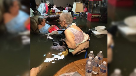 Viral image of submerged care home residents prompts Hurricane Harvey rescue