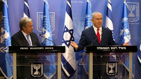 Israel treated unfairly, Netanyahu complains to visiting UN chief