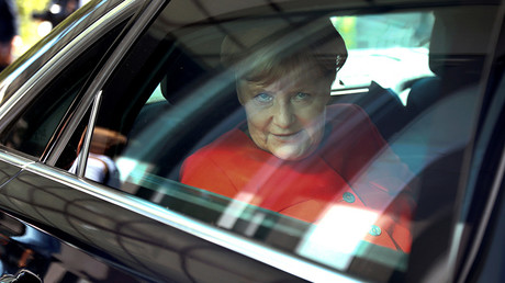 Merkel heckled twice in one day as she defends refugee policy (VIDEOS)