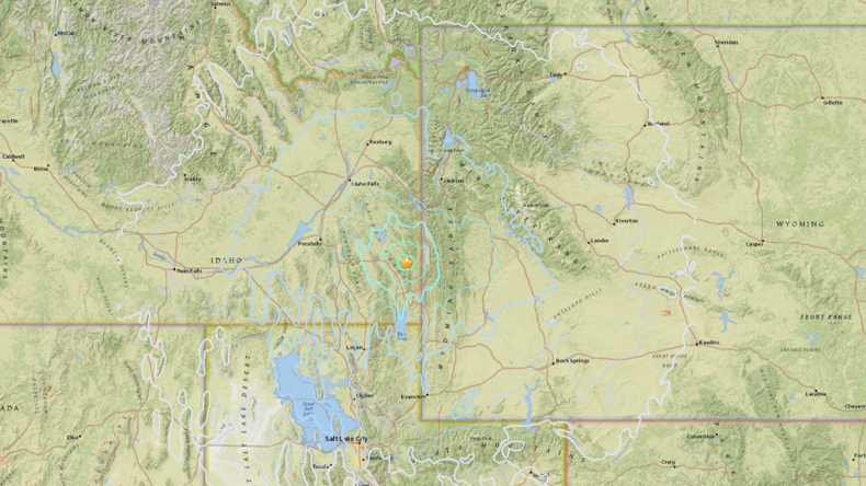 5.3 earthquake, aftershocks strike Idaho-Wyoming state border area