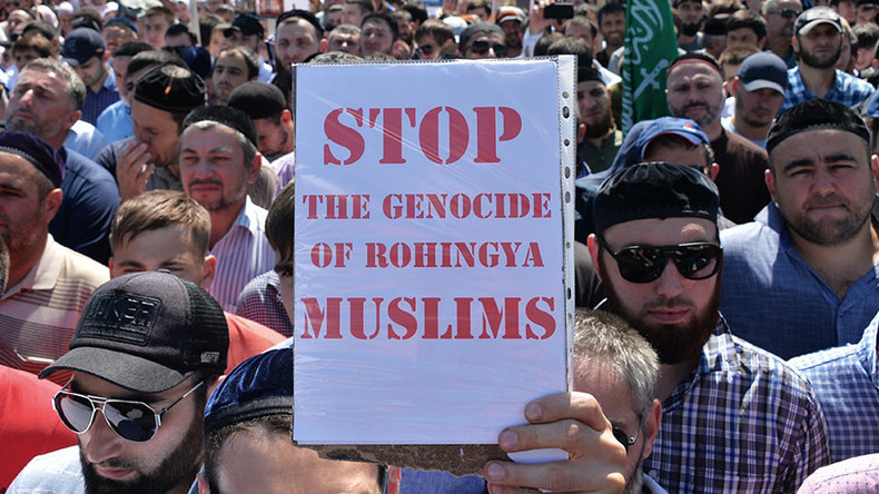 Million protesters in Chechnya decry persecution of Myanmar Rohingya Muslims (PHOTO, VIDEO)