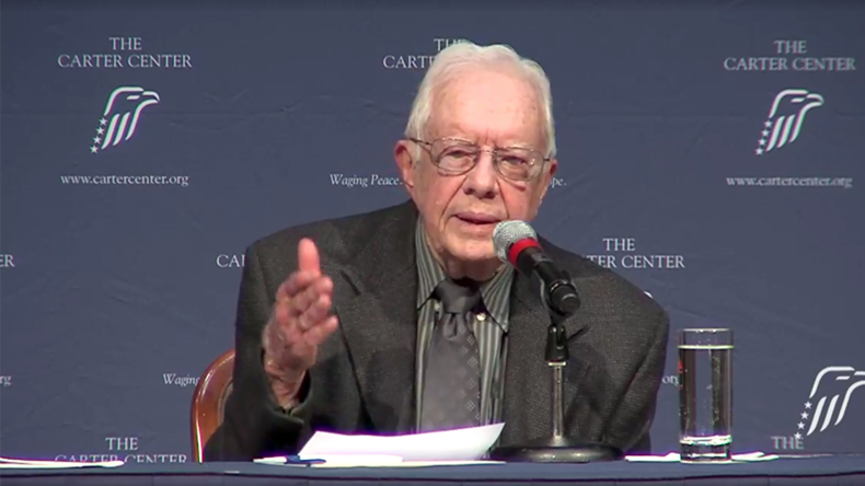 Jimmy Carter brands US ‘oligarchy’ & urges Trump to sign N. Korea peace treaty