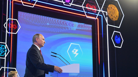 Rule the world? Not us. Get married? Someday. Putin's quips at annual Q&A