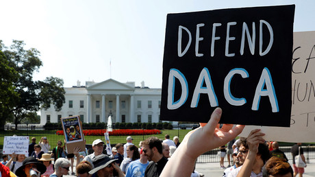 States threaten to sue over DACA, as Trump tweets he'll 'revisit' policy if Congress doesn't act