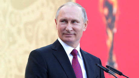 Putin Pitchside: Russian president kicks off longest World Cup Trophy Tour in history in Moscow