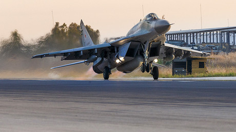 Modernized Russian MiG29 fighter jet spotted in Syria for 1st time (VIDEO, PHOTO)