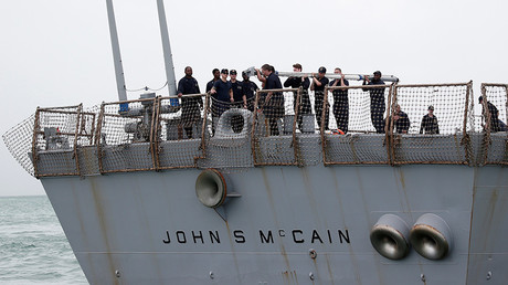 Navy punishes McCain captain over collision that killed 10 sailors