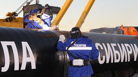 Large section of Russian gas pipeline to China completed