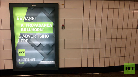 The worst of Times: Establishment paper keeps up attack on RT over London tube ads