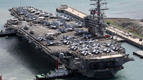 USS Ronald Reagan docks in South Korean port after large-scale drills