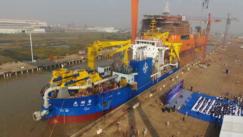 ‘Magic island-maker’: China unveils Asia’s largest cutting-edge dredger amid territorial rows