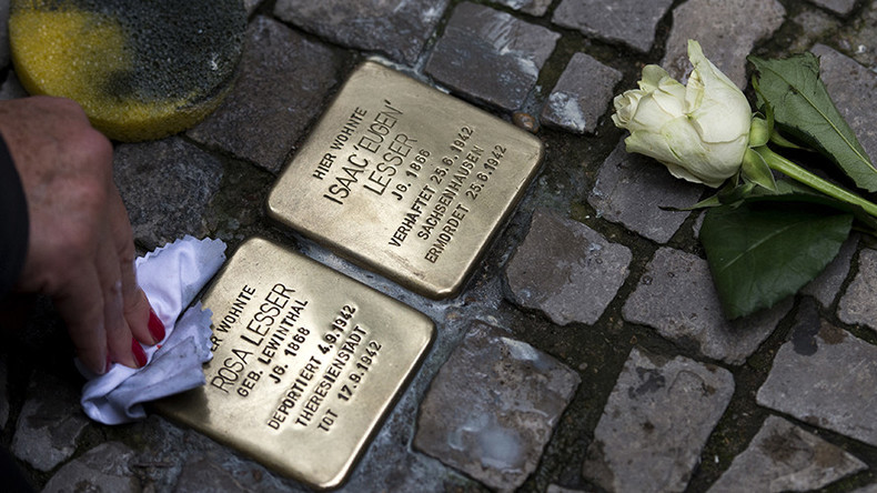 Holocaust victims’ memorial stones uprooted in Berlin 