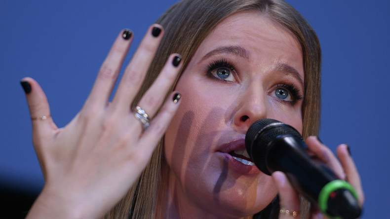 Presidential hopeful Sobchak says she supports US sanctions against Russia