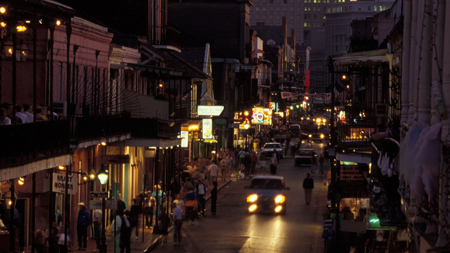 New Orleans, in the heat of the night