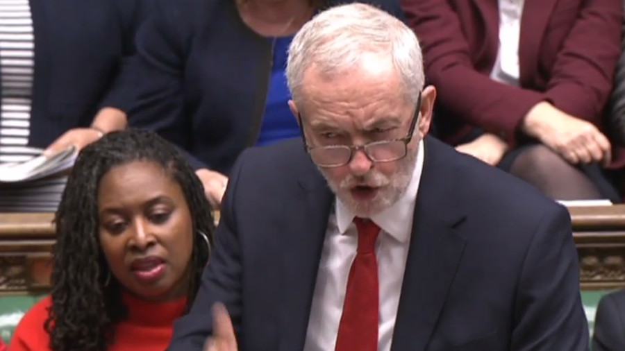 Shame, spin and no substance - visibly angry Corbyn fumes over Tory budget (VIDEO)
