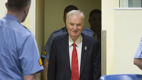‘It is NATO court!’ Former Bosnian Serb commander Mladic slams UN court that gave him life sentence