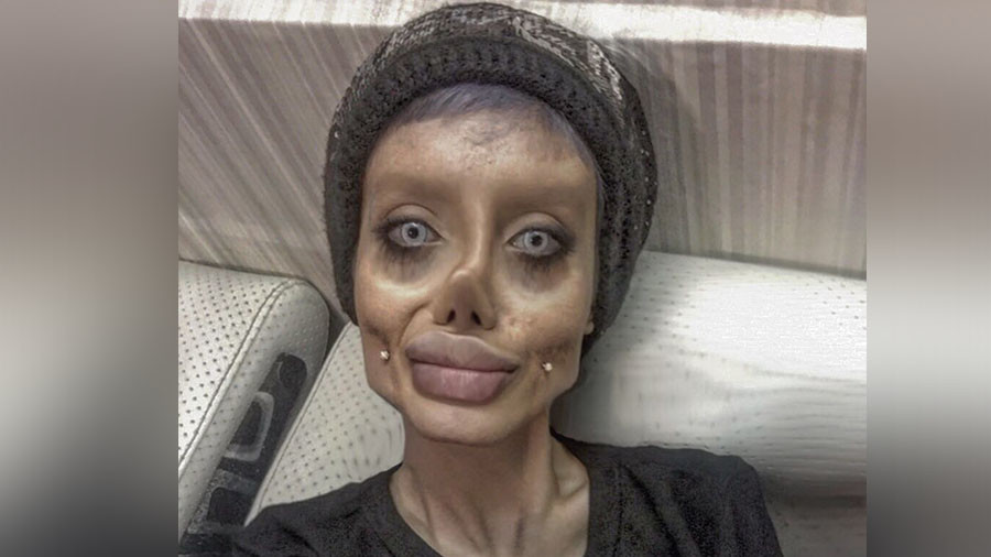 'Corpse Bride': Internet slams woman who had '50 surgeries' to look like Angelina Jolie… or did she?