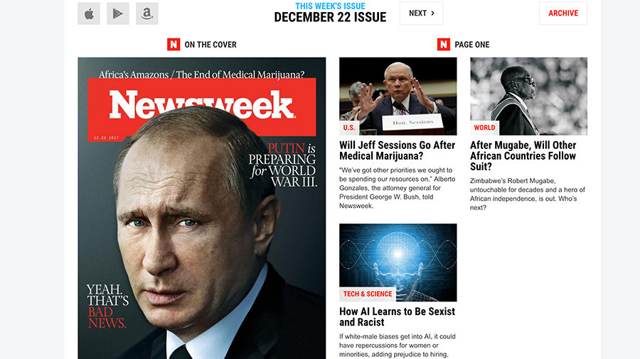 Newsweek’s claim Putin is planning World War 3 is completely fake 