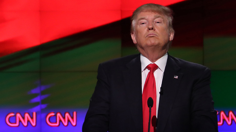Media mans the trenches as Trump retweets bloodied CNN logo