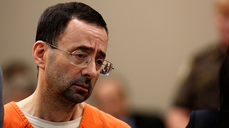 'Give me 5 mins with that demon': Nassar victim father lunges at pedophile doctor (VIDEO)