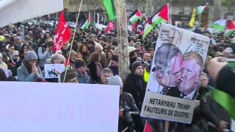 Massive Pro-Palestinian protest held in Paris ahead of Netanyahu’s visit (VIDEO, PHOTO)