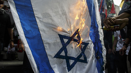 Germany condemns anti-Semitism & Israeli flag burning at pro-Palestinian rallies in Berlin (VIDEOS)