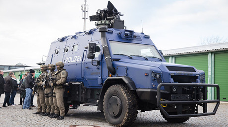 Reminiscent of Nazi era? German police forced to explain controversial logo in new armored cars