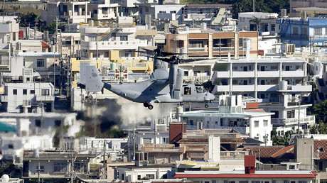US military aircraft emergencies & incidents over Japan doubled in 2017