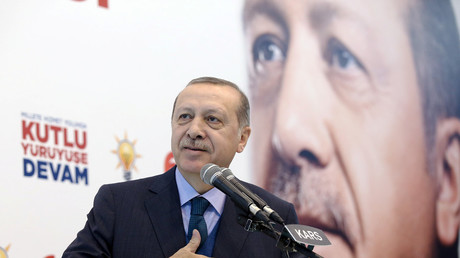 Erdogan accuses journalists of nurturing terrorists in bizarre Paris press conference