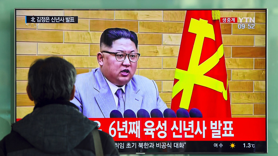 Kim warns Washington of ‘nuclear button on desk’ but vows ‘Olympic truce’ with South Korea