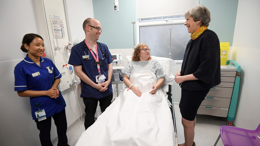 ‘Nothing is perfect’ – May roundly derided for NHS comments