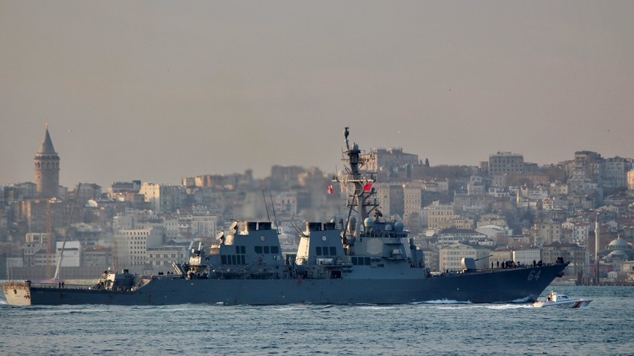 US Navy destroyer arrives in Black Sea on ‘familiar mission’