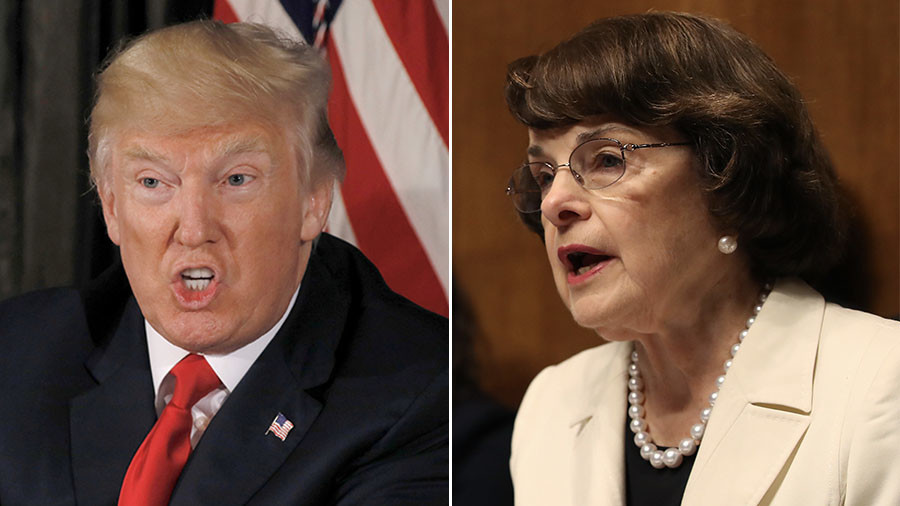 Trump slams 'sneaky Dianne Feinstein,' calls on GOP to take control over Russia probe