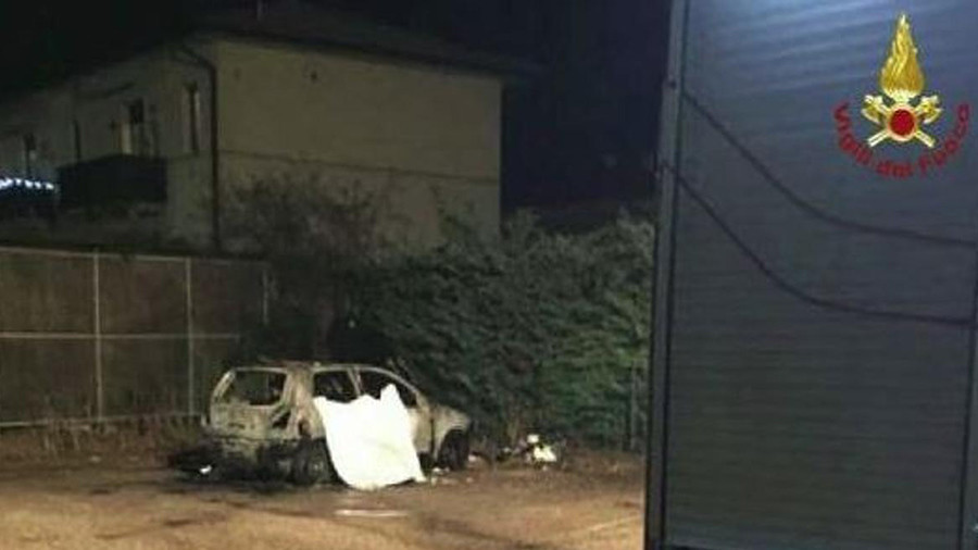 ‘It was a joke’: Italian police question teens over homeless Moroccan incinerated in car