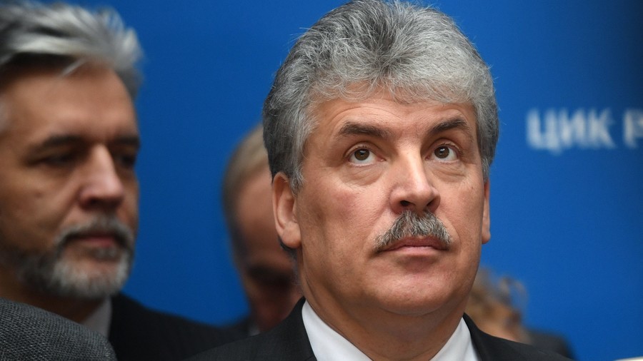 Farm magnate Grudinin closes all foreign bank accounts ahead of Russia’s presidential election
