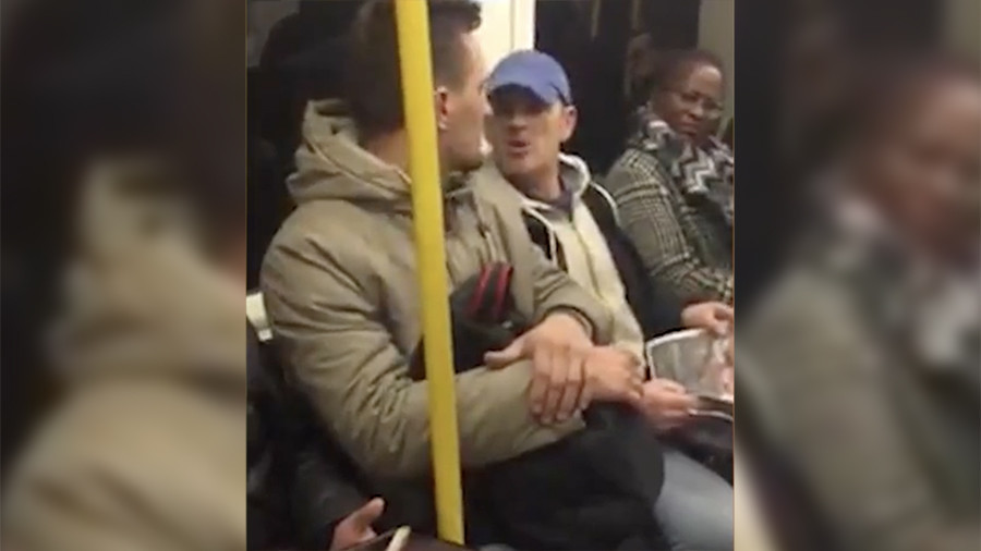 Italian passenger racially abused on London tube in shocking footage, police hunting suspect (VIDEO)