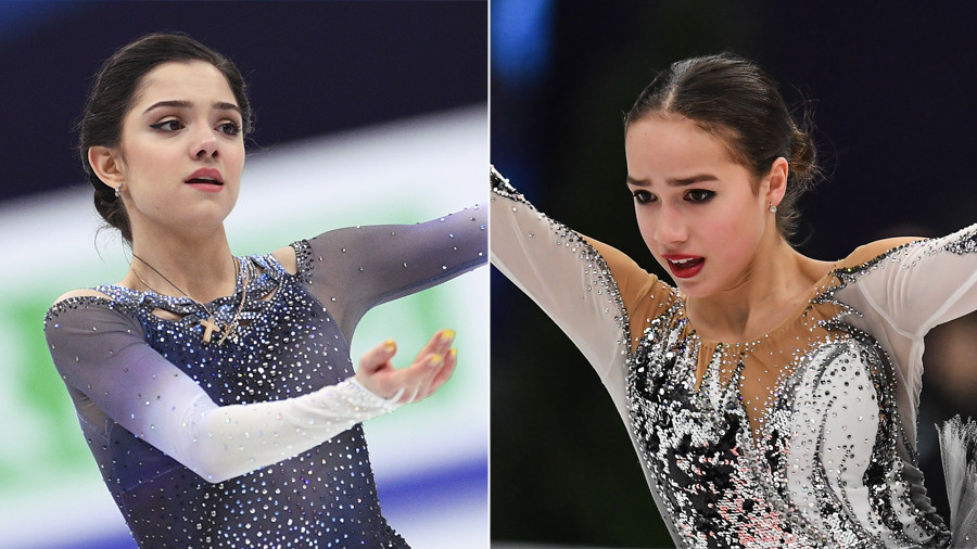 Medvedeva skates into 2nd in short program at European champs after newcomer & touted rival Zagitova