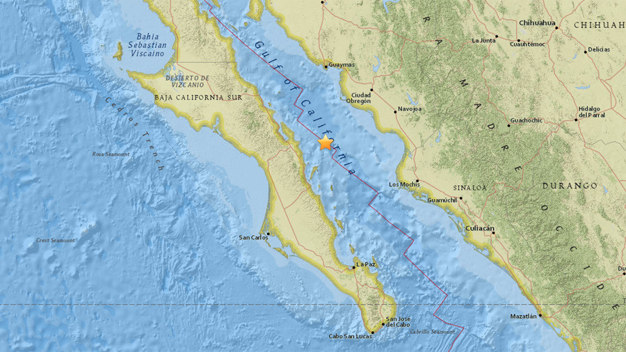 6.3 quake strikes Gulf of California near Mexico
