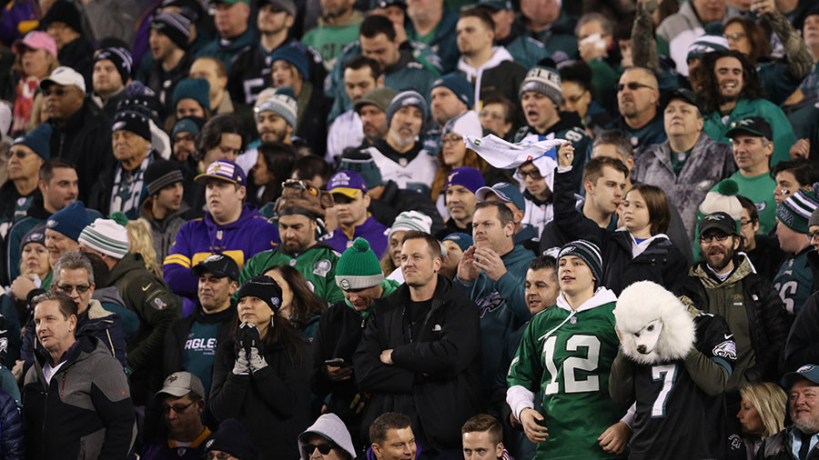 NFL: Philadelphia Eagles fans go wild after team secures Super Bowl spot