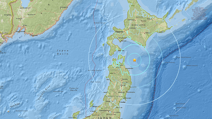 6.3 magnitude earthquake strikes off northern Japan