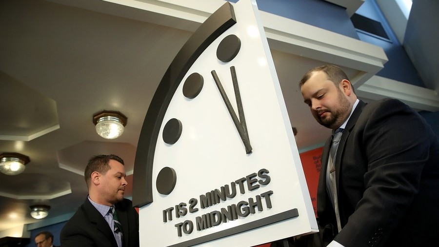 Countdown to disaster: Doomsday Clock now 2 minutes to midnight