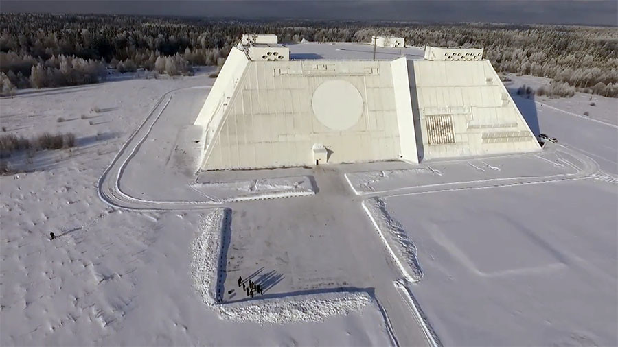 Breathtaking scale of Moscow radar station revealed in drone footage (VIDEO)