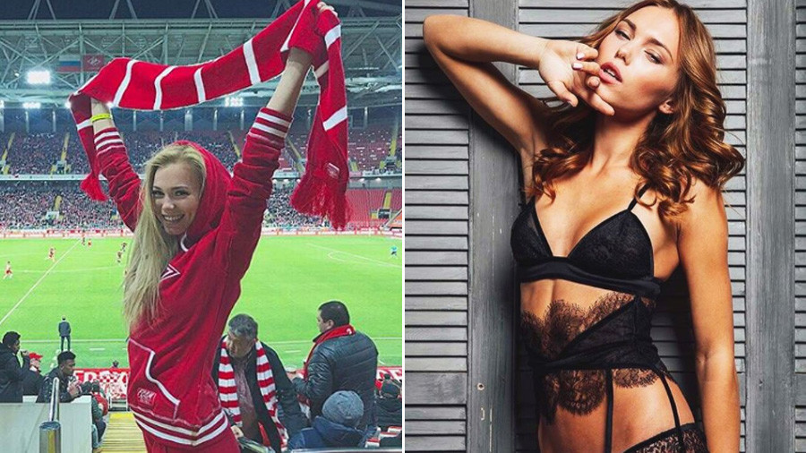 Meet 'Russia's sexiest female football fan' - Spartak Moscow supporter Natalia Martynova (PHOTOS)