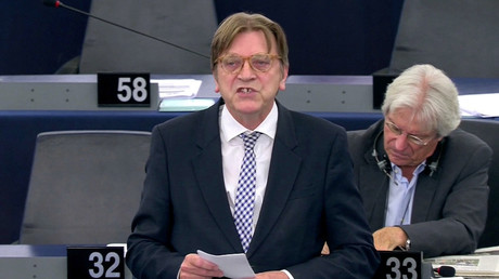 Guy Verhofstadt asks if EU official put something in ‘disorientated’ Nigel Farage’s tea