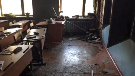 Ax & arson havoc at Russian school: Teen injures 6, starts blaze