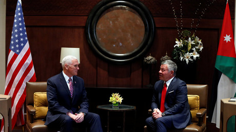 ‘We agreed to disagree’: Pence & King Abdullah clash over US recognition of Jerusalem
